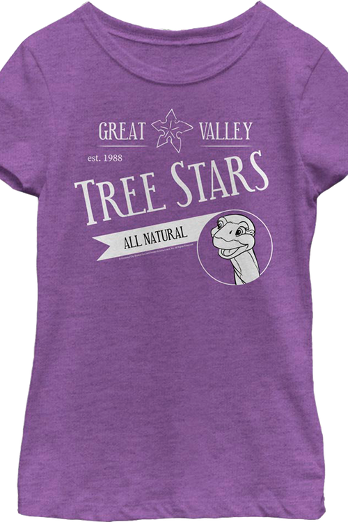 Girls Youth Great Valley Tree Stars Land Before Time Shirtmain product image