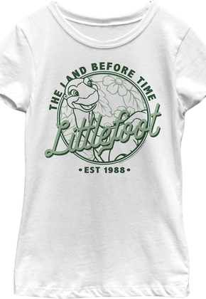 Girls Youth Littlefoot Est. 1988 Land Before Time Shirt