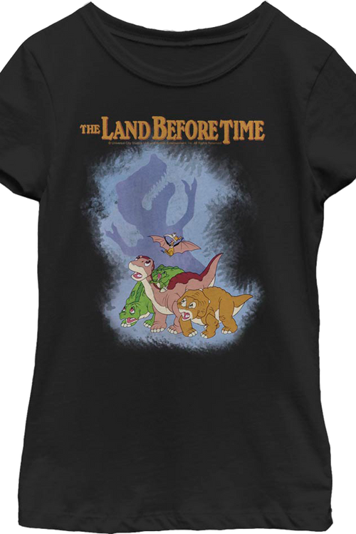 Girls Youth Sharptooth Shadow Land Before Time Shirtmain product image