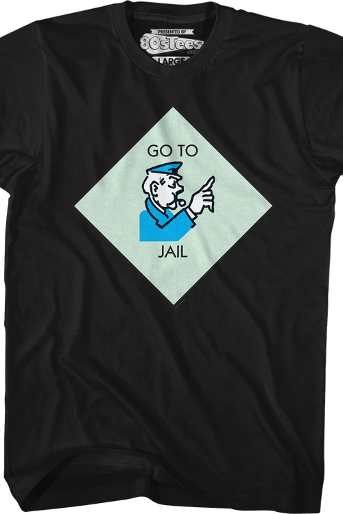 Go To Jail Monopoly T-Shirtmain product image