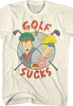 Golf Sucks Beavis And Butt-Head T-Shirt