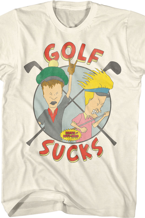 Golf Sucks Beavis And Butt-Head T-Shirtmain product image