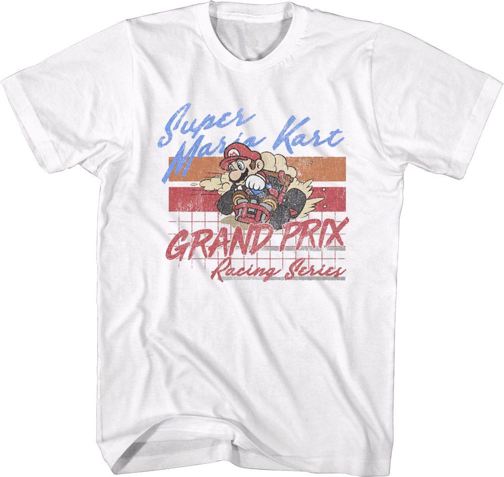 Grand Prix Racing Series Super Mario Kart T-Shirt