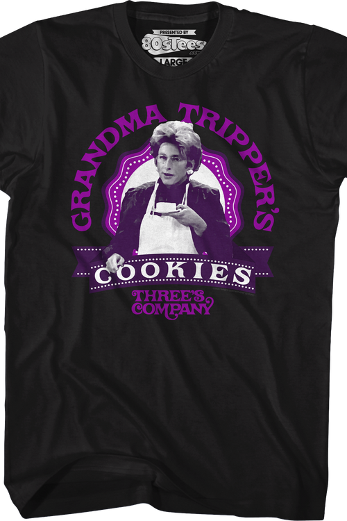 Grandma Tripper's Cookies Three's Company T-Shirtmain product image