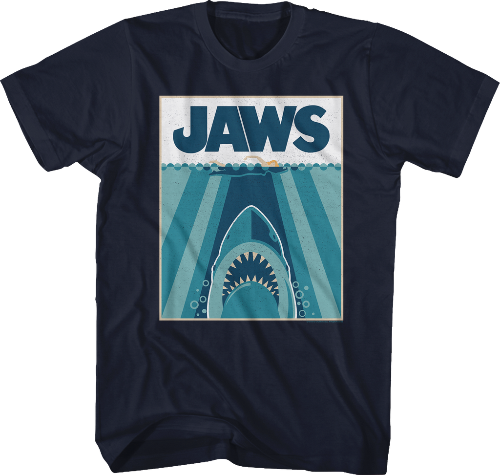 Graphic Poster Jaws T-Shirt