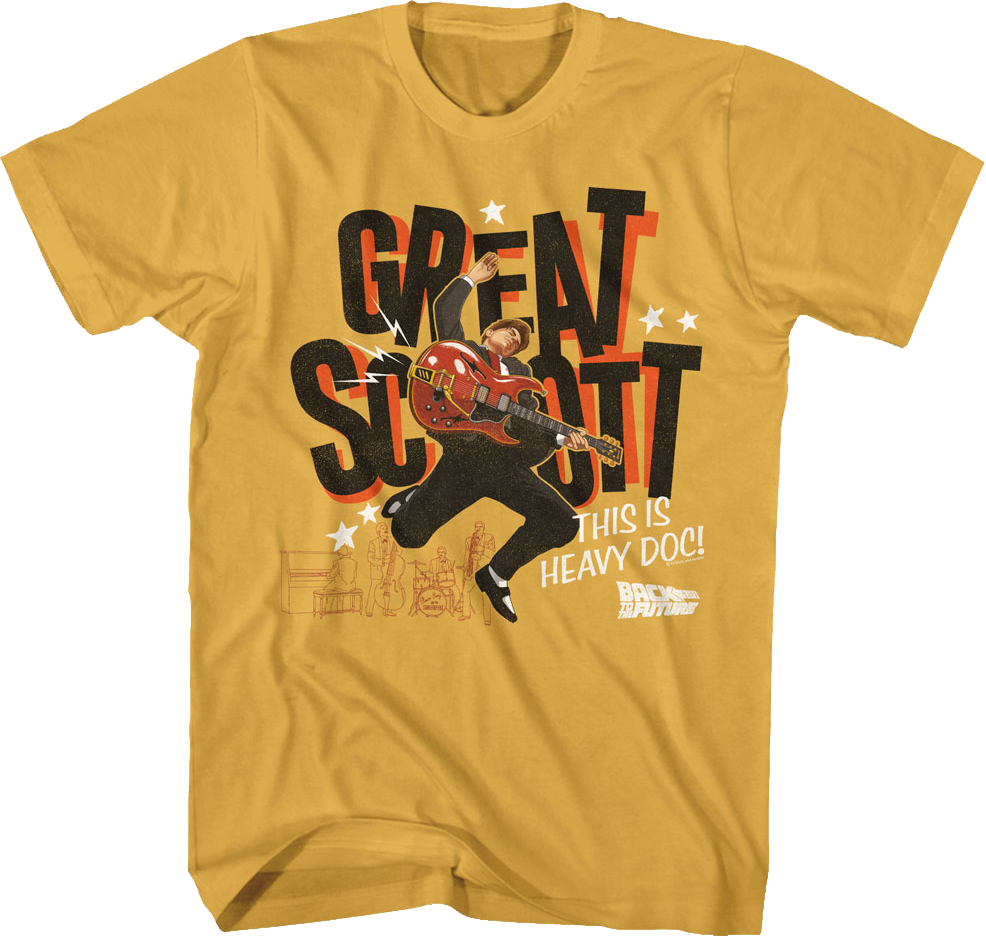 Great Scott Guitar Solo Back To The Future T-Shirt