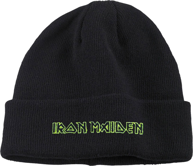 Green Logo Iron Maiden Cuff Beaniemain product image