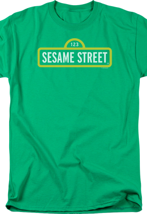 Green Sign Sesame Street T-Shirt