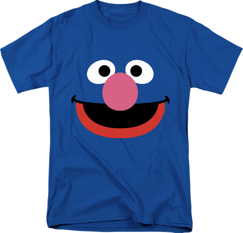 Sesame Street Character Face Shirts