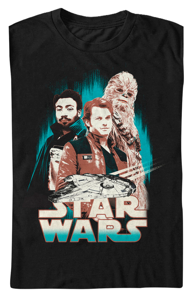 Han Lando Chewie Solo Star Wars T-Shirt