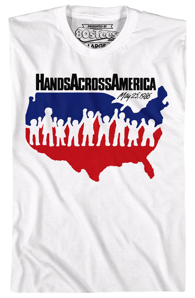 Hands Across America Shirt: Br& Icons Hands Across America T-shirt