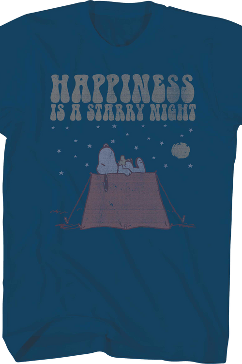 Happiness Is A Starry Night Peanuts T-Shirtmain product image