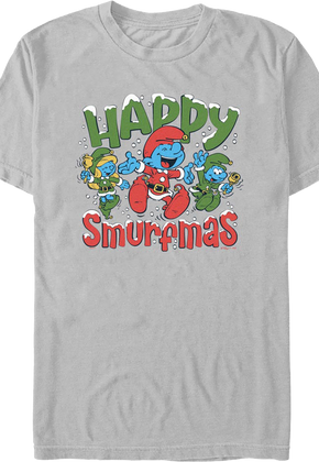 Happy Smurfmas Smurfs T-Shirt