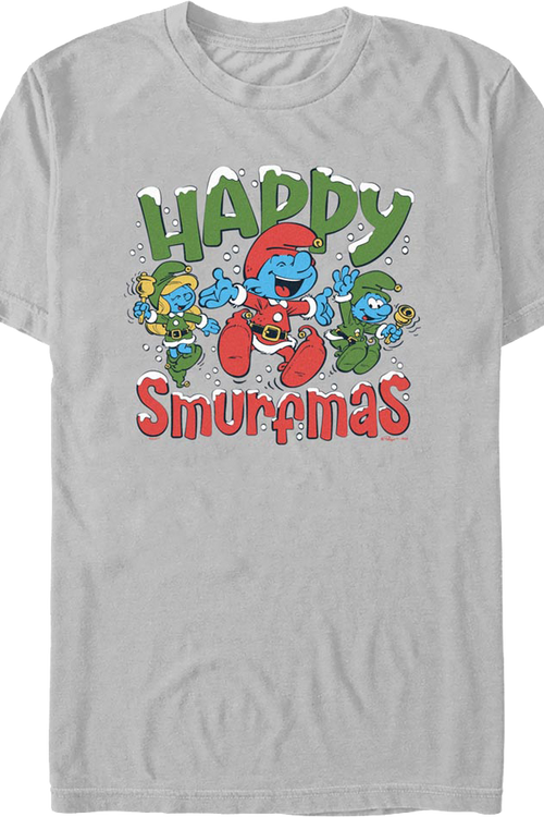 Happy Smurfmas Smurfs T-Shirtmain product image