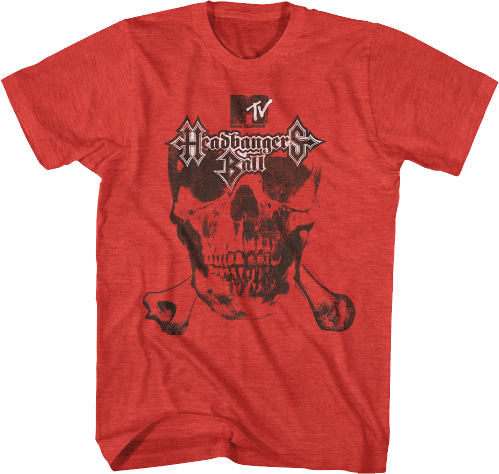 Headbangers Ball Skull MTV Shirt