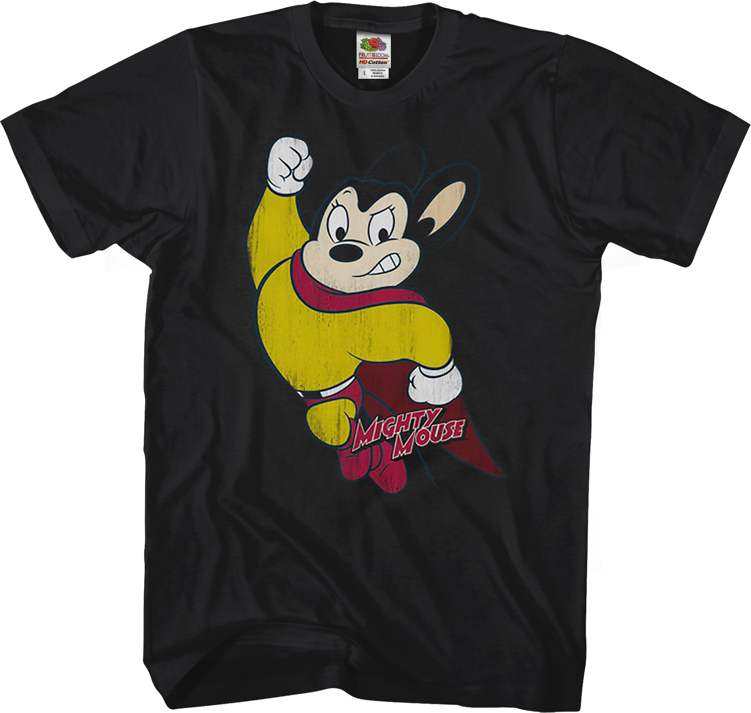 Heroic Pose Mighty Mouse T-Shirt Men's