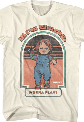 Hi I'm Chucky Wanna Play Child's Play T-Shirt