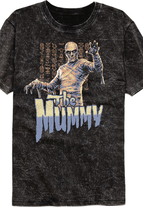 Hieroglyphs The Mummy Mineral Wash T-Shirt