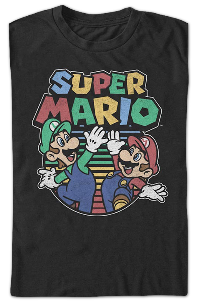 High Five Super Mario Bros. T-shirt