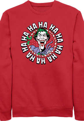 Holly Jolly Joker DC Comics Sweatshirt