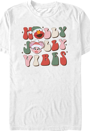 Holly Jolly Vibes Sesame Street T-Shirt