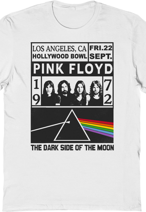 Hollywood Bowl 1972 Pink Floyd T-Shirt