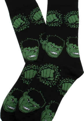 Hulk Punch Marvel Comics Socks