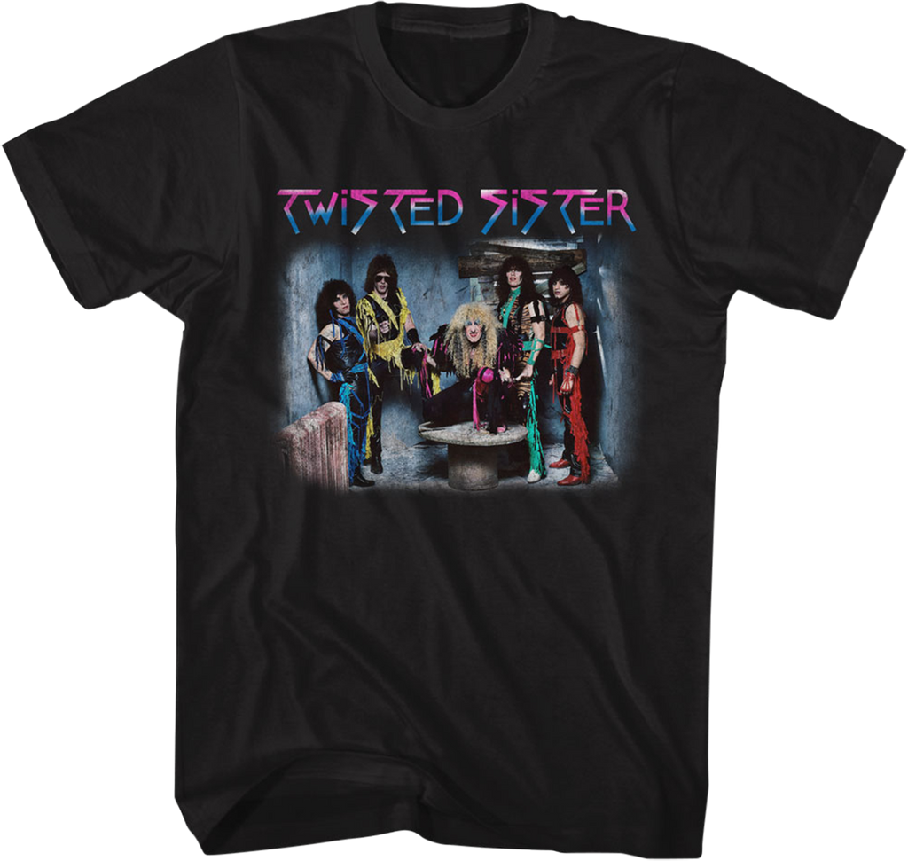 I Wanna Rock Twisted Sister T-Shirt: Twisted Sister Mens T-Shirt