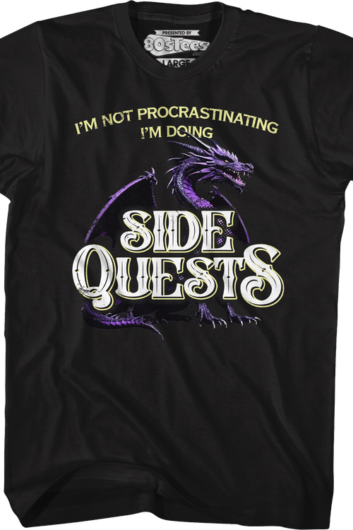 I'm Not Procrastinating I'm Doing Side Quests T-Shirtmain product image