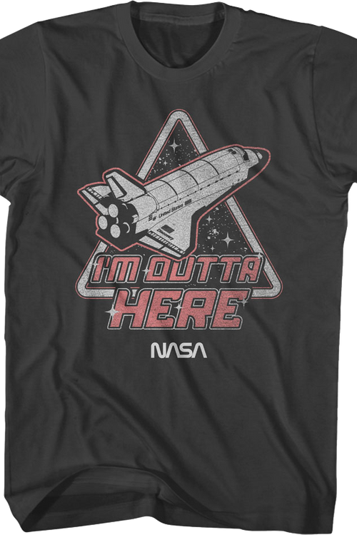 I'm Outta Here NASA T-Shirtmain product image