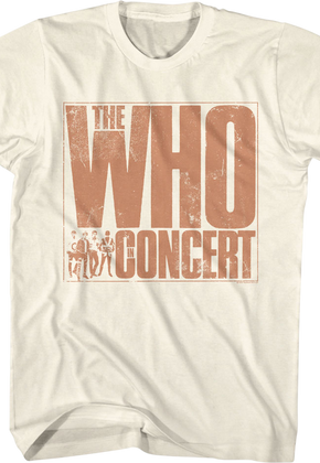 In Concert The Who T-Shirt