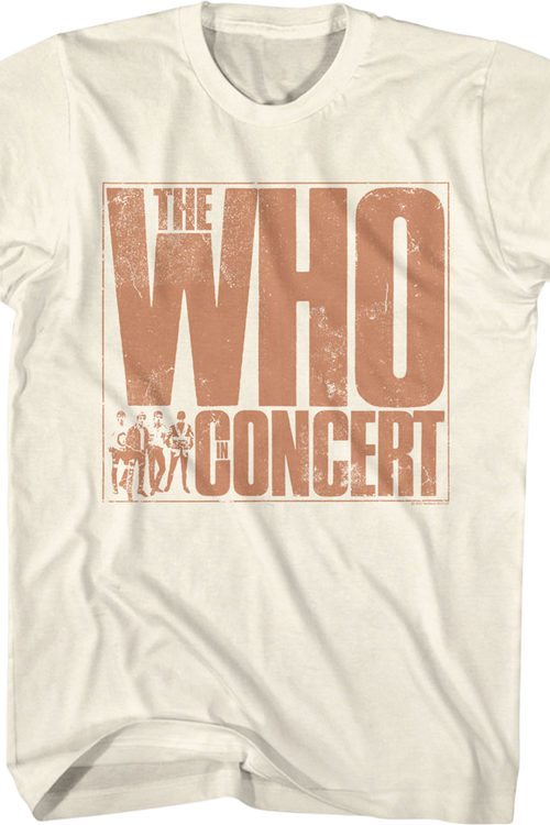 In Concert The Who T-Shirtmain product image