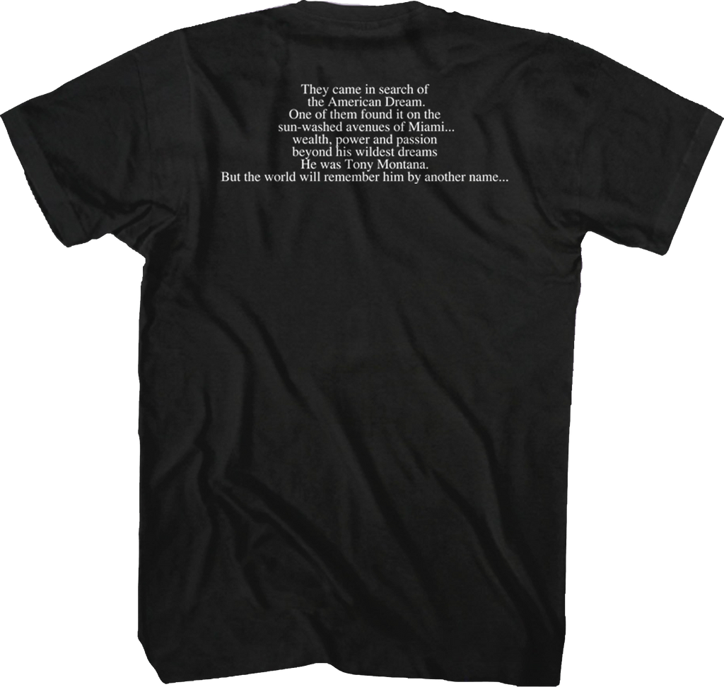 In Search Of The American Dream Scarface T-Shirt