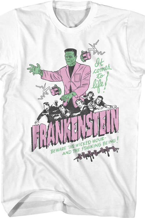 It Comes To Life Illustration Frankenstein T-Shirtmain product image