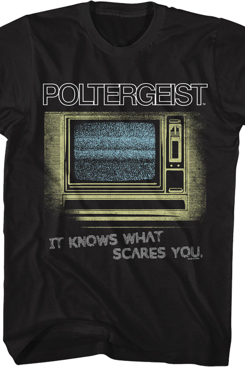 It Knows What Scares You Poltergeist T-Shirtmain product image