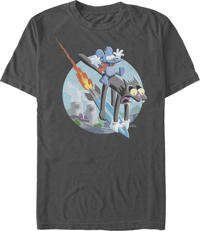 Itchy & Scratchy Missile The Simpsons T-Shirt