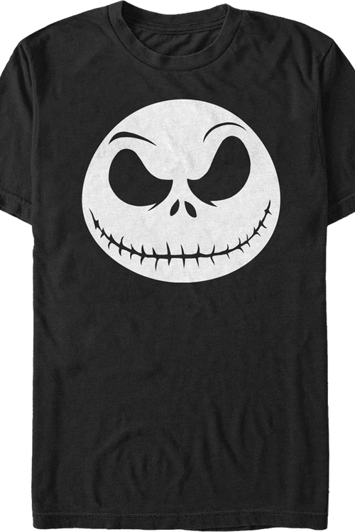 Men's Black The Nightmare Before Christmas Comic Book Cover T-Shirt