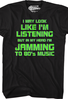 Jamming To 80's Music T-Shirt