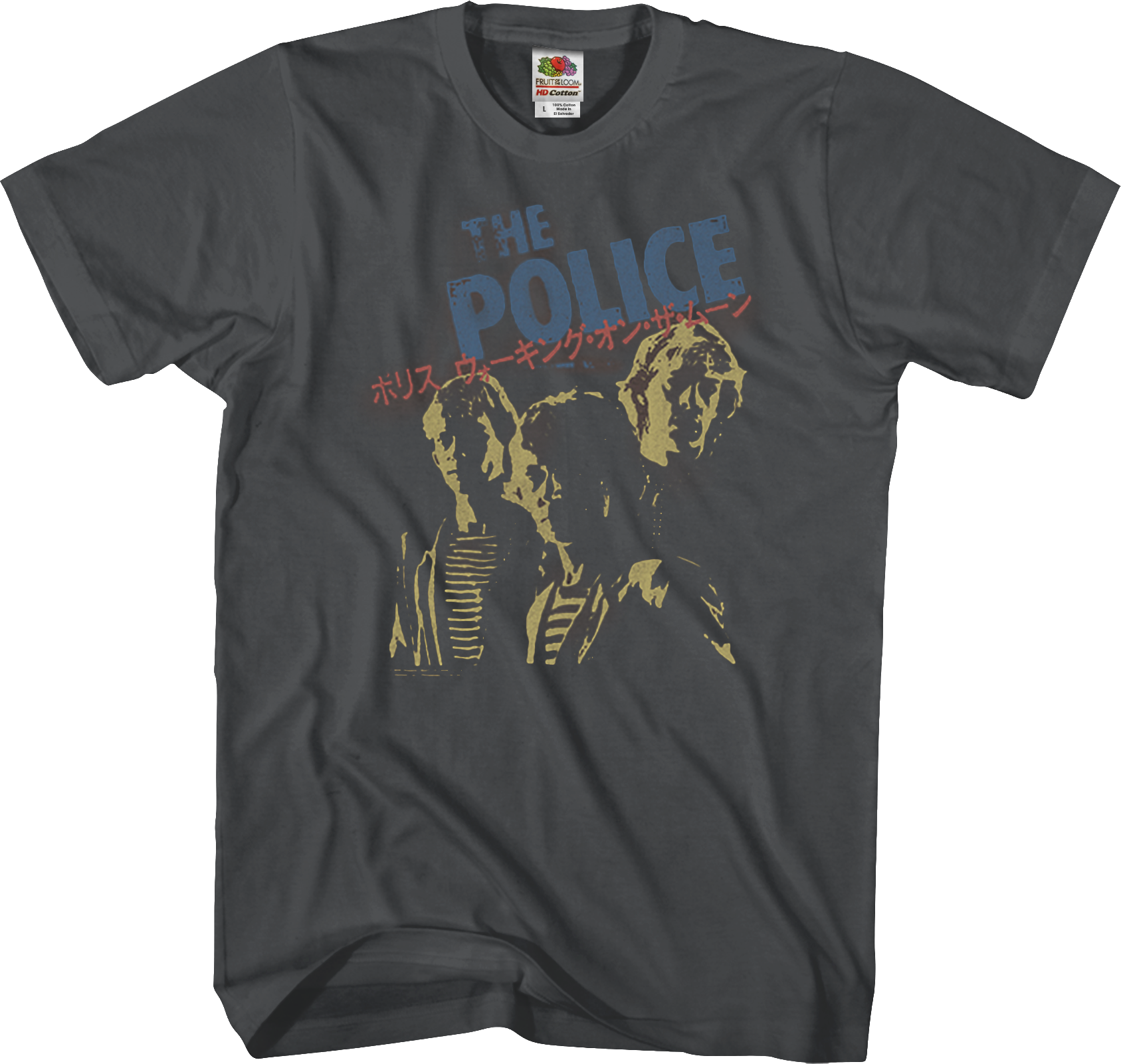 Japanese Poster The Police T-Shirt: The Police Mens T-Shirt