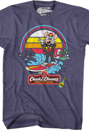 Surfing Chuck E. Cheese T-Shirt