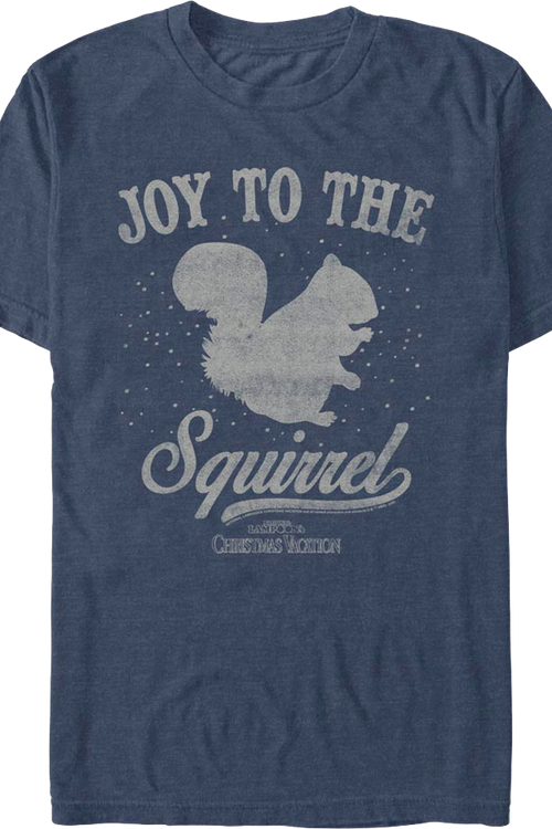 Joy To The Squirrel Christmas Vacation T-Shirtmain product image