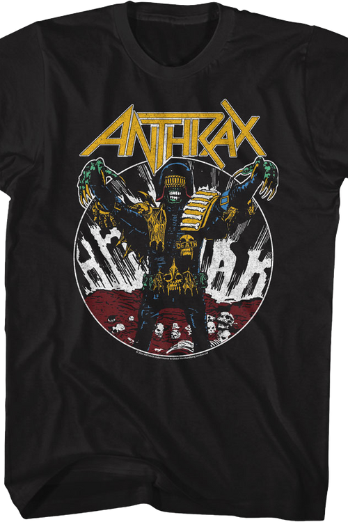 Judge Dredd Zombie Anthrax T-Shirtmain product image