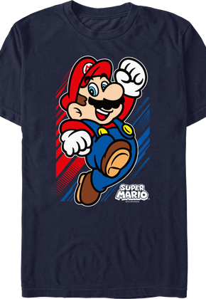 Jumping Super Mario Nintendo T-Shirt