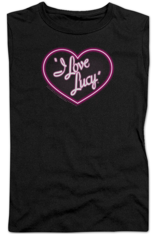 Ladies Neon Logo I Love Lucy Shirtmain product image