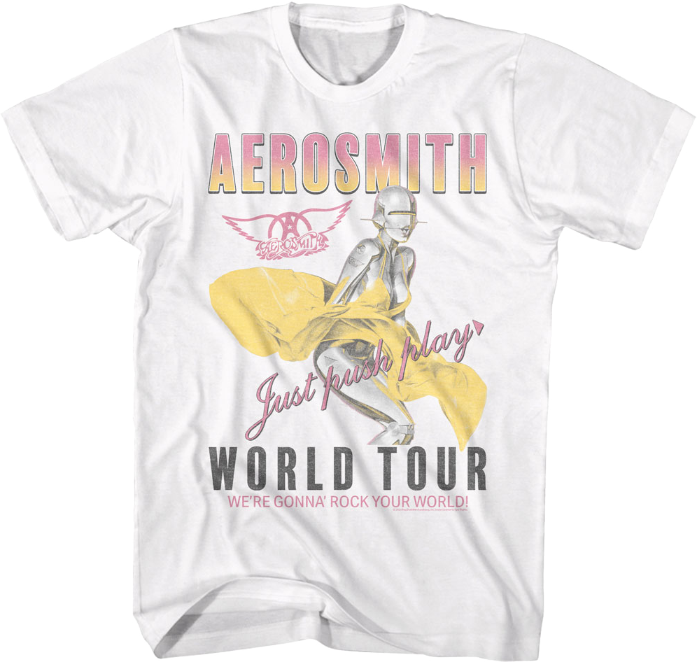 Just Push Play World Tour Aerosmith T-Shirt