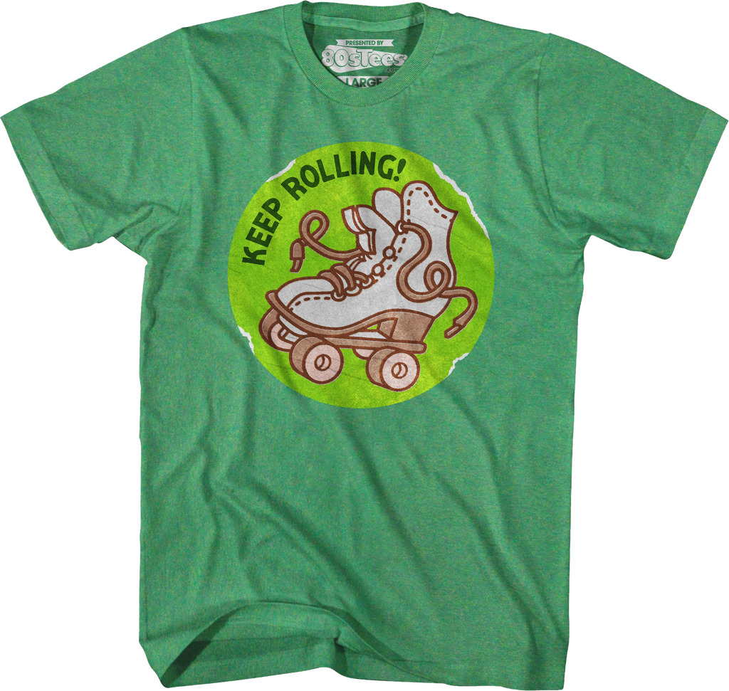 Keep Rolling Scratch & Sniff Sticker T-Shirt