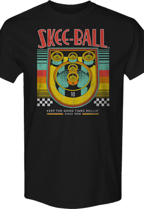 Keep The Good Times Rollin' Skee-Ball T-Shirt