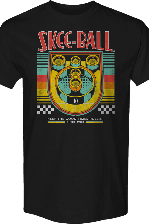 Keep The Good Times Rollin' Skee-Ball T-Shirtmain product image