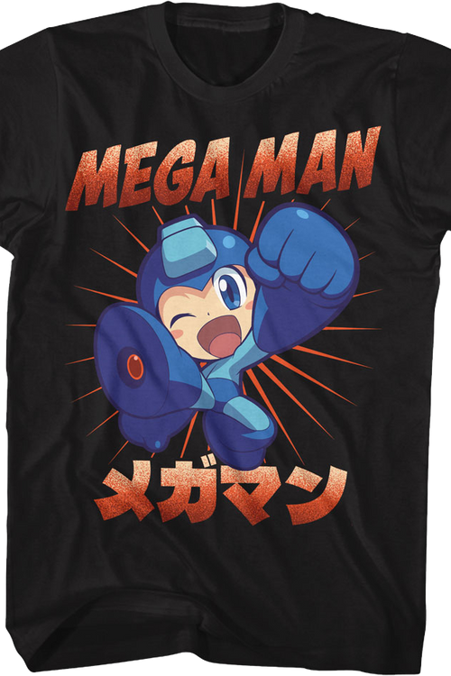 Kick Pose Mega Man T-Shirtmain product image