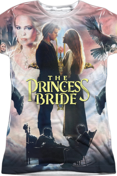 Ladies Fairy Tale Collage Princess Bride Shirtmain product image